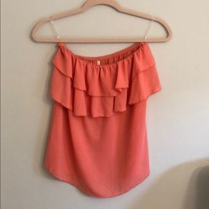 Strapless boutique top
